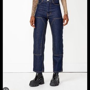 Jesse Kamm Japanese denim handy pants size 0 brand new